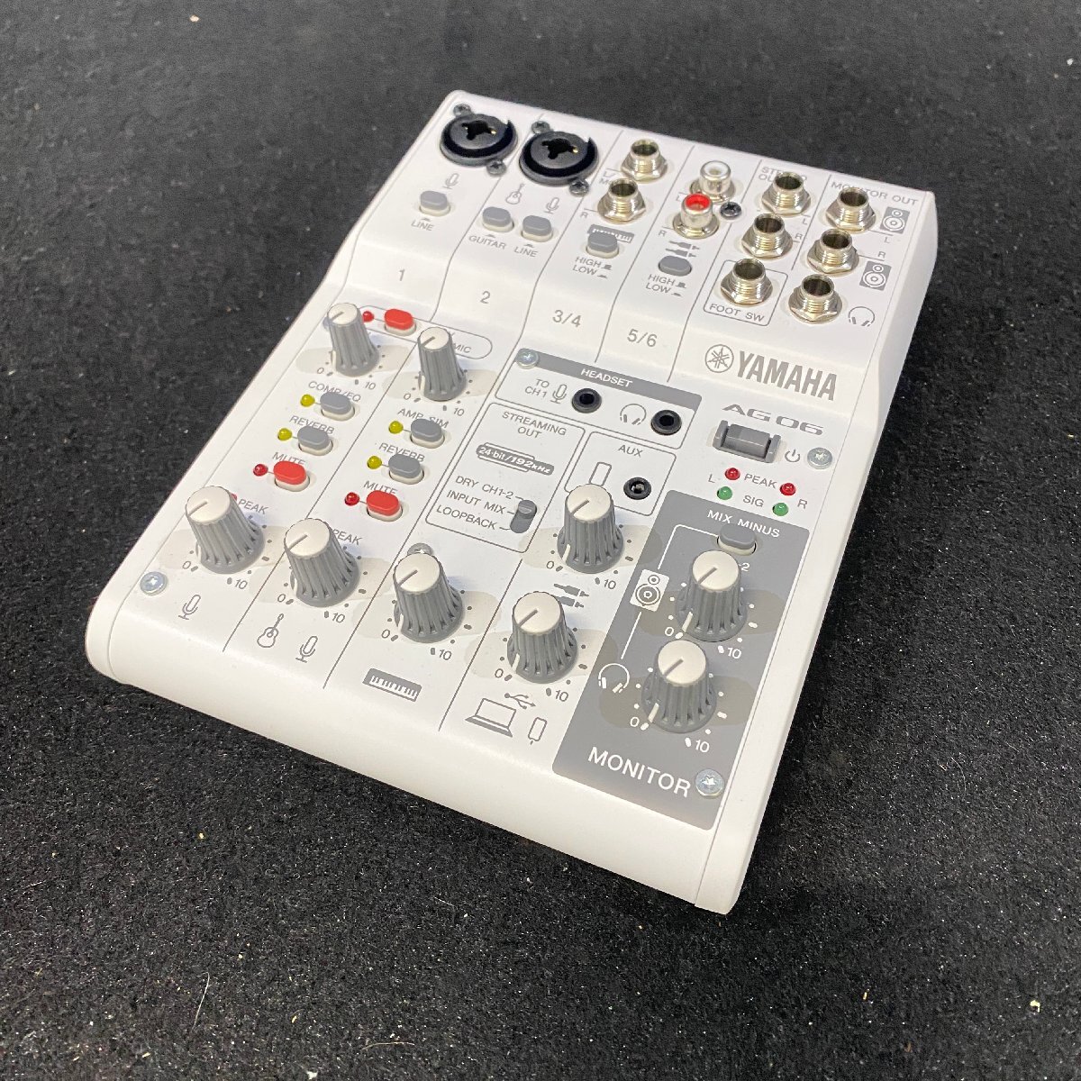 AG06mk2【中古】 YAMAHA AG06MK2 ライブ ストリーミング ミキサー オーディオ