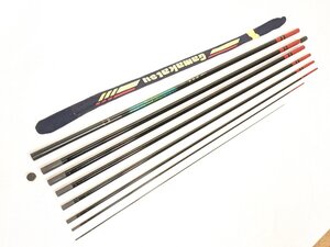 (管23239)美品 がまかつ がま鮎 匠技光 硬中硬 90 鮎竿
