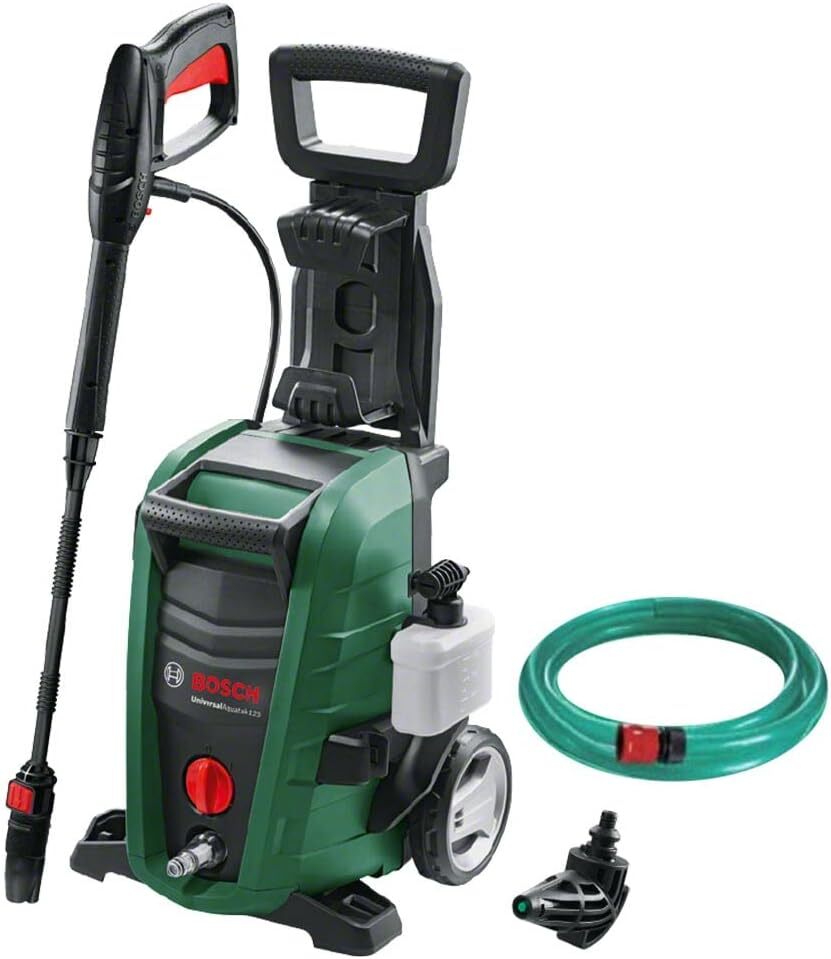【週末値下げ中】BOSCH 高圧洗浄機　オプションキット付 週末値下げ中】BOSCH 高圧洗浄機 オプションキット付