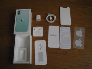 【付属品のみ】本体なし iPhone11 付属品 Apple純正イヤホンアダプターケーブル等新品未使用品