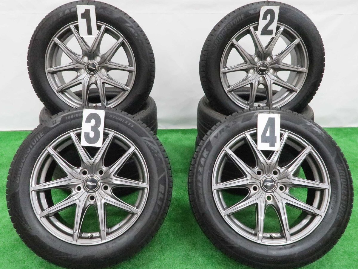 新型■６０系■プリウス純正■未使用■スタッドレス■１９５/６０R１７■ＶＲＸ２ BRIDGESTONE 新型 60系 プリウスに 新品スタッドレスホイール