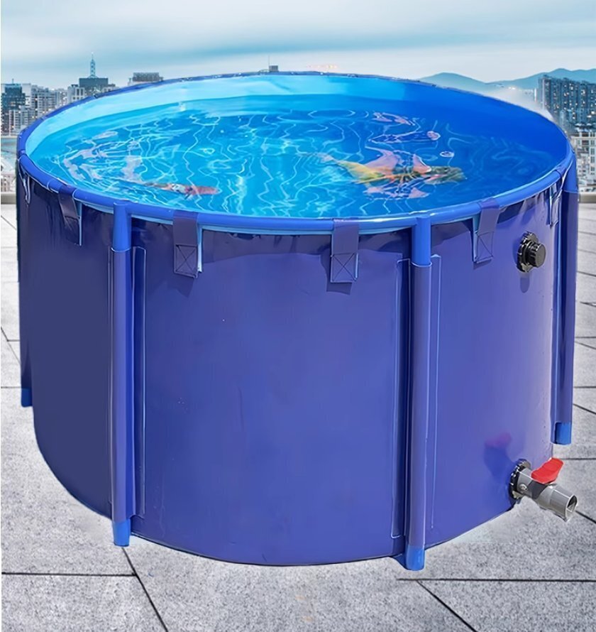 【引取限定】錦鯉用ターポリンシート池（330cm×100cm×120cm 中古） 錦鯉販売 錦鯉通販 錦鯉ネット販売 野池揚がり 立て鯉 昭和 57cm