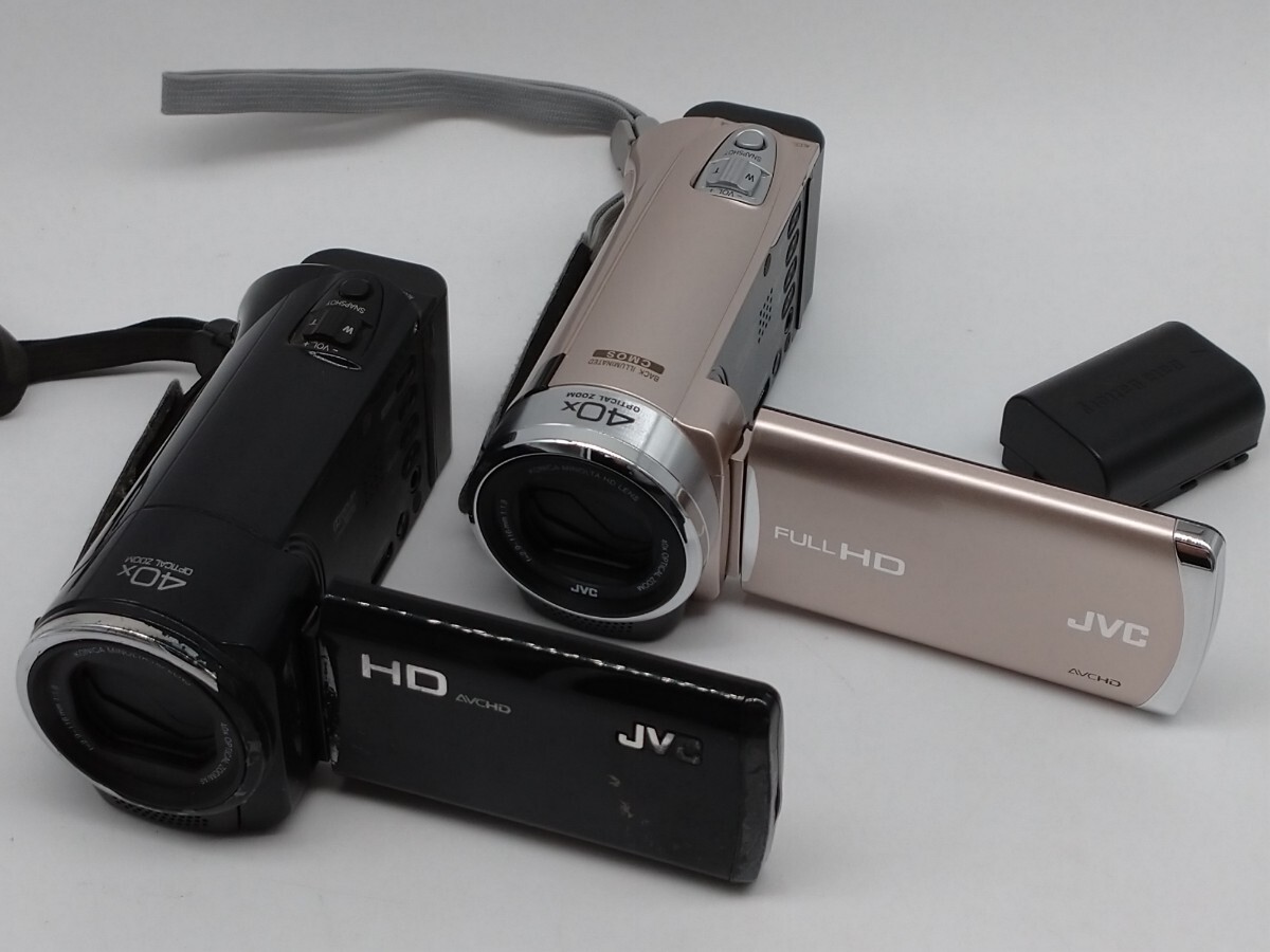 【美品】JVC Everio GZ-E117-Wエブリオ デジタルビデオカメラ JVC Everio GZ-E117 Red Digital High Definition Video Camera