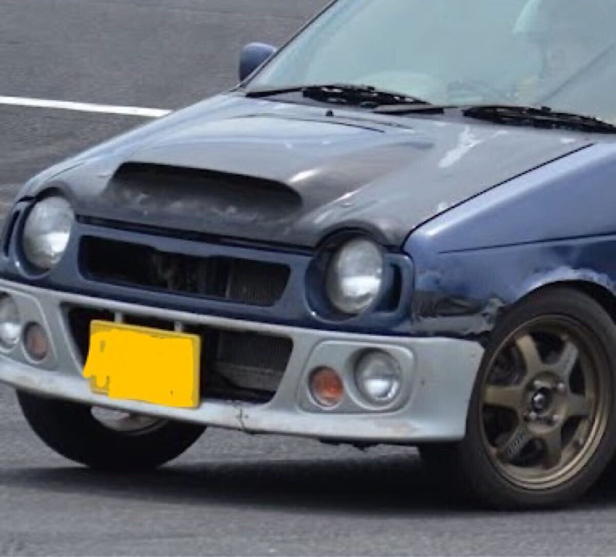 C系アルトワークスFRPボンネット BLITZ アルトワークス HA36S エアロスピード Rコンセプト FRP