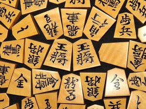 ▲蛍雪作錦旗島黄楊銀目盛上将棋駒▲新品/桐製平箱付