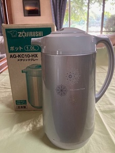 zojirushi ポット10L メタリックグレー未使用中古品