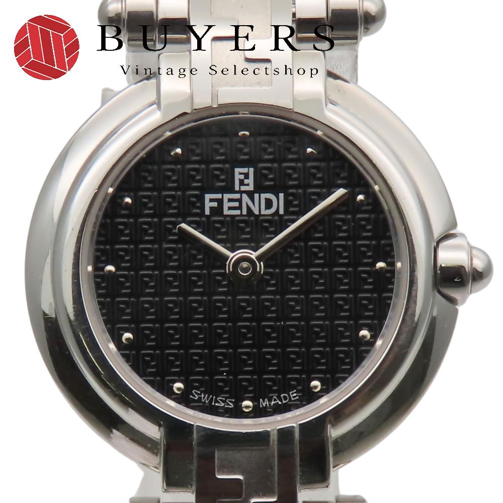 ☆極美品 ズッカ FENDI フェンディ 時計 750L ブラック レディース ☆極美品 750L FENDI フェンディ 時計 ズッカ ブラック