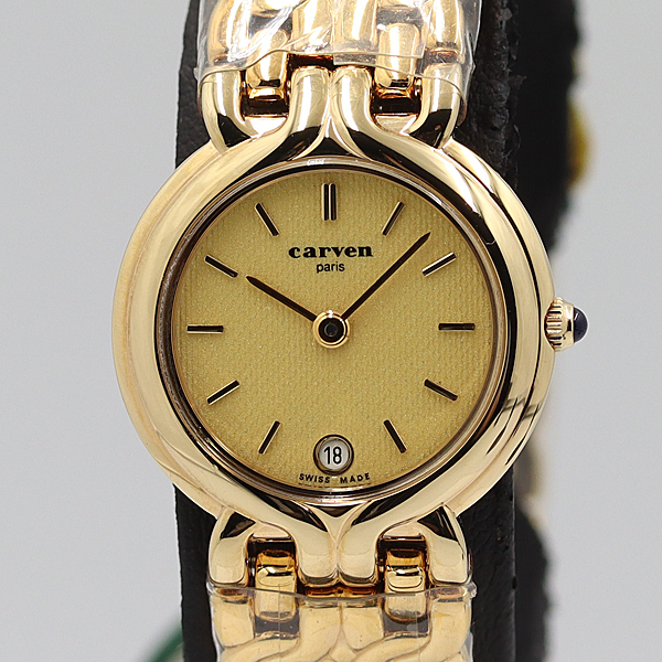 CARVEN カルヴェン ラウンド デイト レディース 腕時計 クォーツ CARVEN カルヴェン ラウンド デイト レディース 腕時計 クォーツ