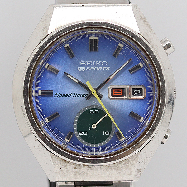 【美品】セイコー クロノグラフ 自動巻き【6139-8040】【稼働品】メンズ セイコー スピードタイマー Ref.6139-8040 Cal.6139B 滋賀 時計