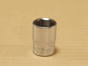 TOP 22 mm 差込角 12.7 mm 1/2 inch 6角 ソケット SS-422 検) トップ 工業 KTC B4-22W B4-22 TONE トネ 4D-22 4S-22