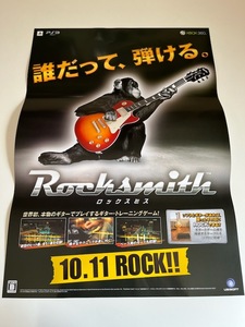 販促物 /Promotion Item / Rocksmith ロックスミス / B2ポスター/ゲーム / PS3/XBOX360 / 0911-12