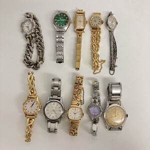 Q089-■-0 腕時計 10点セット SEIKO Chorus CITIZEN TIMEX ENICAR 手巻き クォーツ 自動巻き カットガラス レディース メンズ 稼働品有 KB