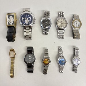 Q212-■-0 腕時計 10点セット SEIKO RADO MUSK Armlety TOMONY CADISEN Roox クォーツ 自動巻き 手巻き メンズ レディース 稼働品有 KC