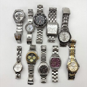 Q303-■-0 腕時計 10点セット SEIKO ANNE CLARK ELGIN Paul Smith クォーツ クロノグラフ レディース メンズ 回転ベゼル シェル文字盤 KA