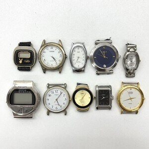 Q305-■-0 腕時計 10点セット CURRENT Q&Q PANOCEAN SEIKO heel KRIZIA Coiffeur Gilley 他 クォーツ デジタル メンズ レディース KA