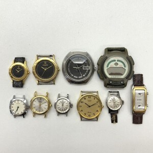 Q306-■-0 腕時計 10点セット SEIKO CASIO CITIZEN renoma GUESS EDOX 他 クォーツ 手巻き デジタル レディース メンズ 稼働品有 KA