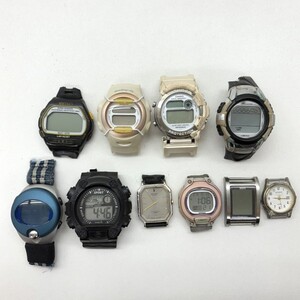 Q311-■-0 腕時計 10点セット CASIO Baby-G G-SHOCK SEIKO CITIZEN ROOTS ALBA クォーツ デジタル レディース メンズ 稼働品有 KA