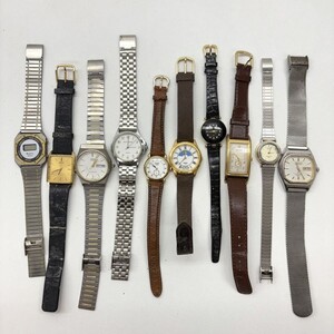 Q313-■-0 腕時計 10点セット CASIO SEIKO GRUEN ALBA Q&Q ALICE ALISSA VEGA ORIENT クォーツ デジタル レディース メンズ KD