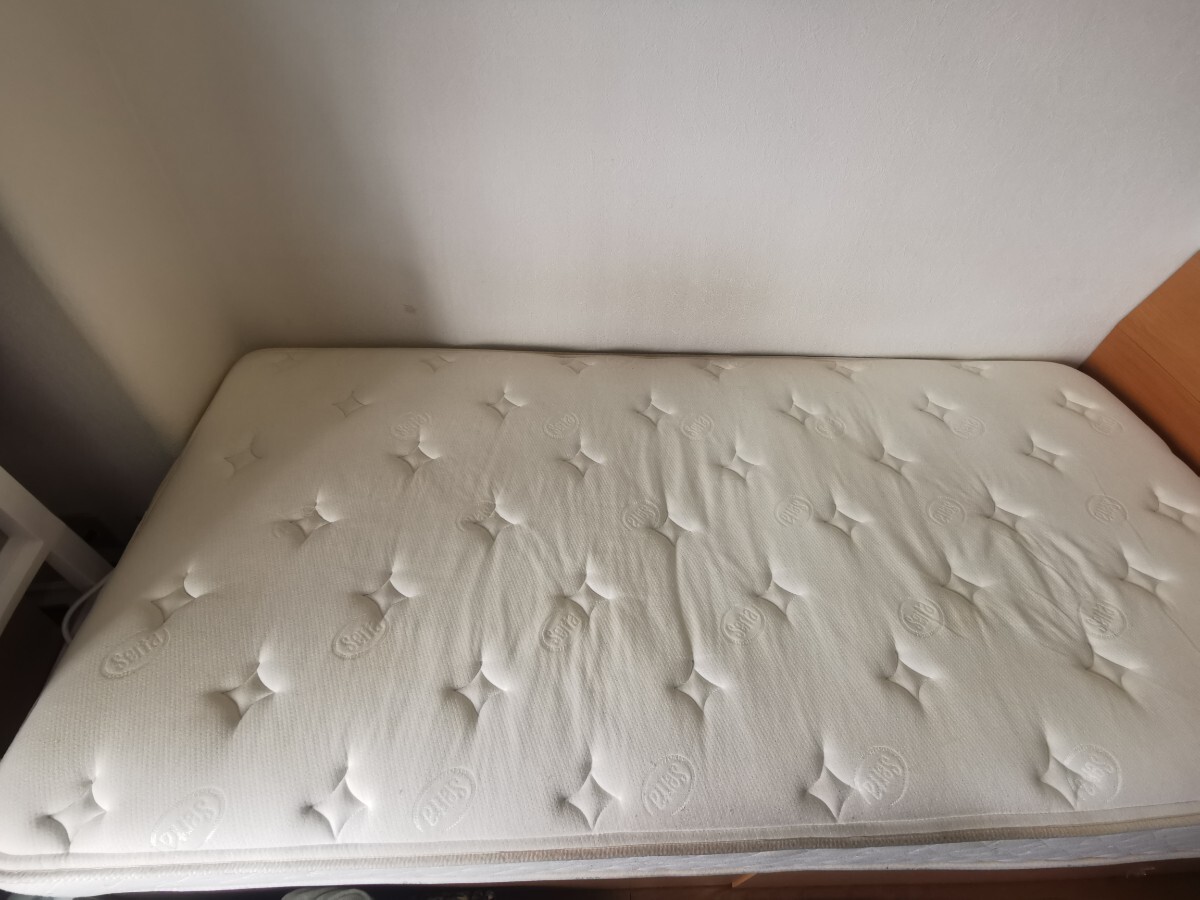 【新品未使用！超美品】Serta シングルマットレス Yahoo!オークション -「サータ ベッド」の落札相場・落札価格