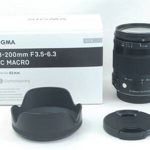 ★良品★SIGMA C 18-200mm F3.5-6.3 DC MACRO OS Contemporary シグマSAマウント 元箱付き♪