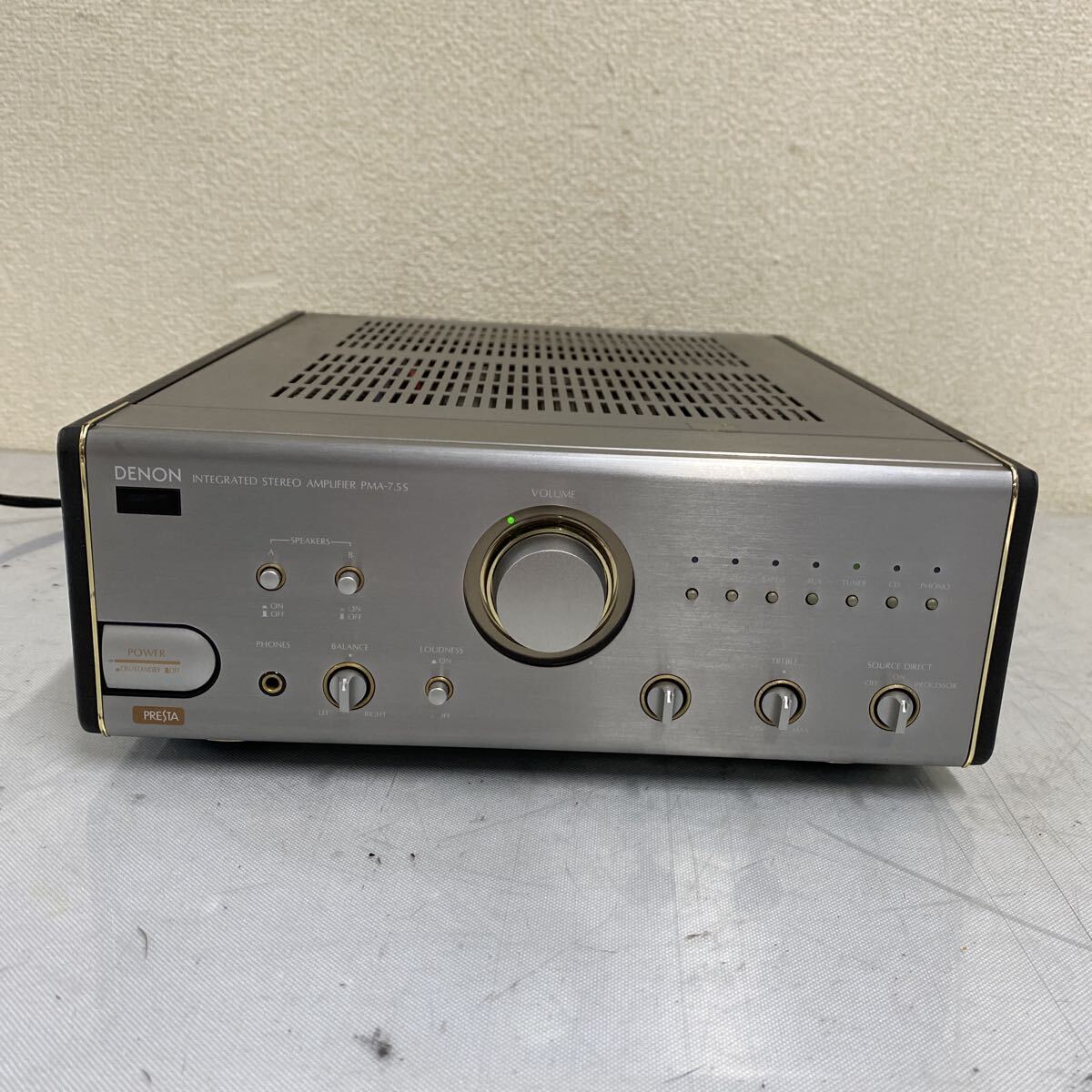 ◆中古美品／動作確認済◆DENON／デノン／プリメインアンプ ／PMA-7.5S DENON - DENON PMA-7.5Sの通販 by ふぁたりた's shop｜デノン