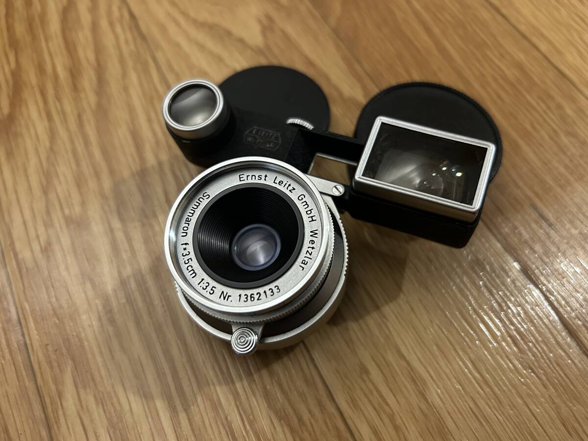 LEICA - 中古良品　Leica Summaron 35 f3.5 ライカ 希少ケース付 ライカ LEICA SUMMARON 35mm F3.5 ズマロン Lマウント L39