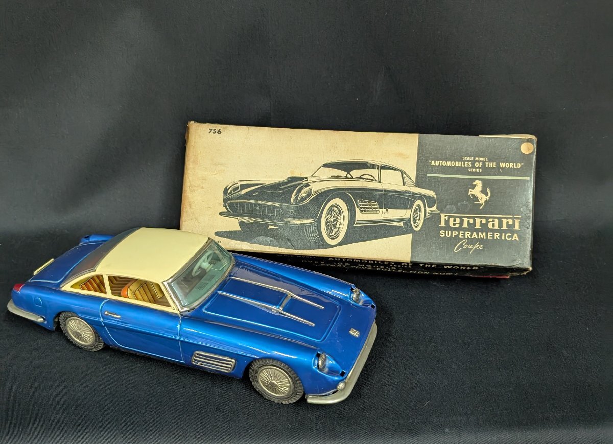Ferrari スポーツカー ブリキ日本製　昭和レトロ Ferrari スポーツカー ブリキ日本製 昭和レトロ