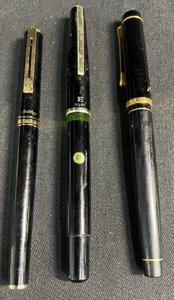 万年筆　ジャンク　まとめ売り プラチナ万年筆 ジャンク ペン先なし 部品取り キャップ式 筆記
