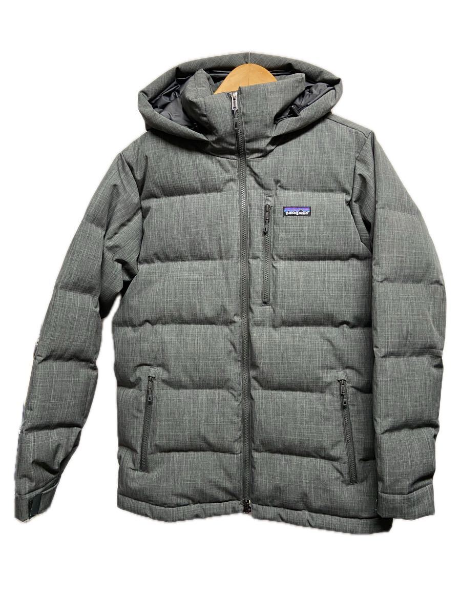 patagonia フード付きダウンジャケット Lサイズ　グレー パタゴニア(patagonia) ダウン メンズアウトドアジャケット