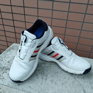 adidas アディダス boa ゴルフシューズ26.5センチ トリコロールカラー