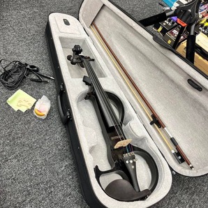 【10826】 ammoon 4/4 エレキバイオリン サイレントバイオリン