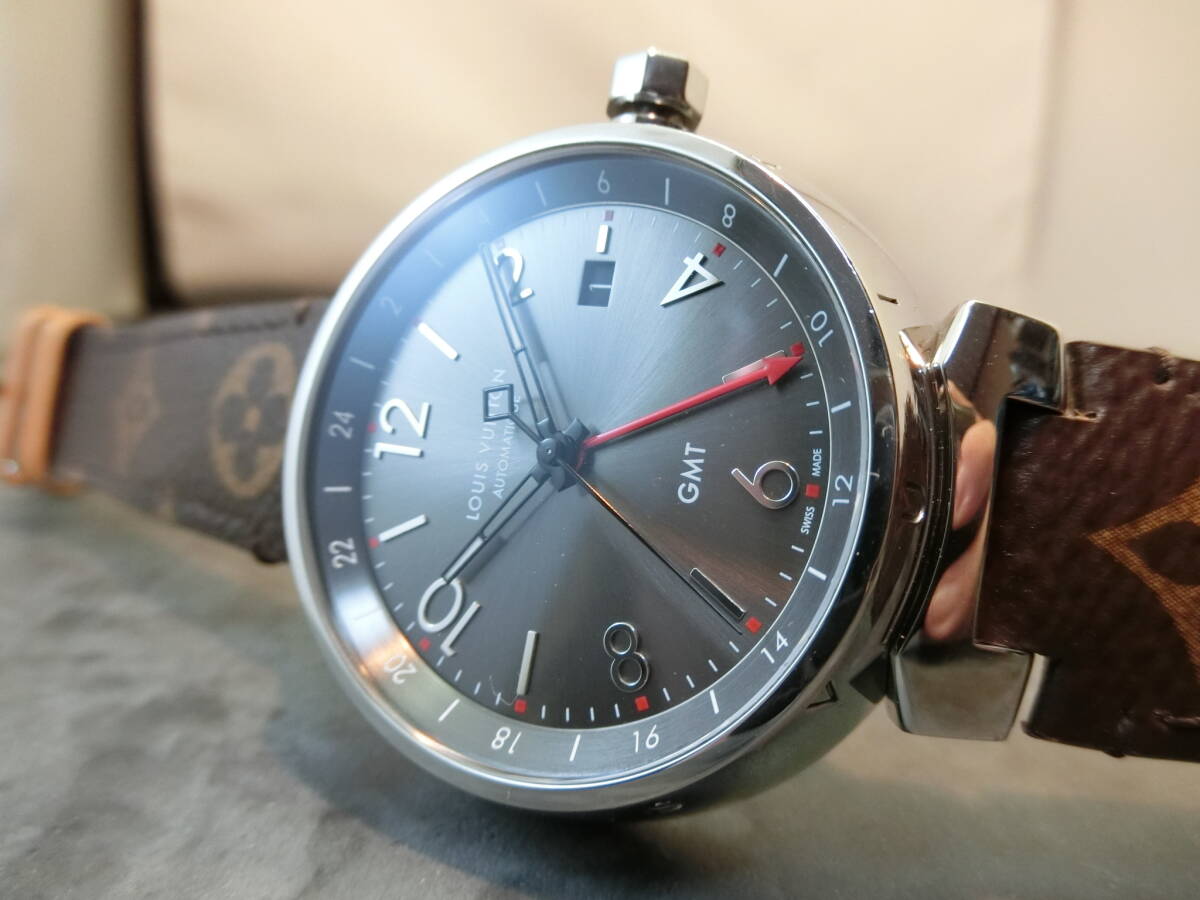 LOUIS VIITTON タンブール クォーツ腕時計 ブラウン 替ベルト付 Yahoo!オークション -「ルイヴィトン タンブール (ベルト 替え