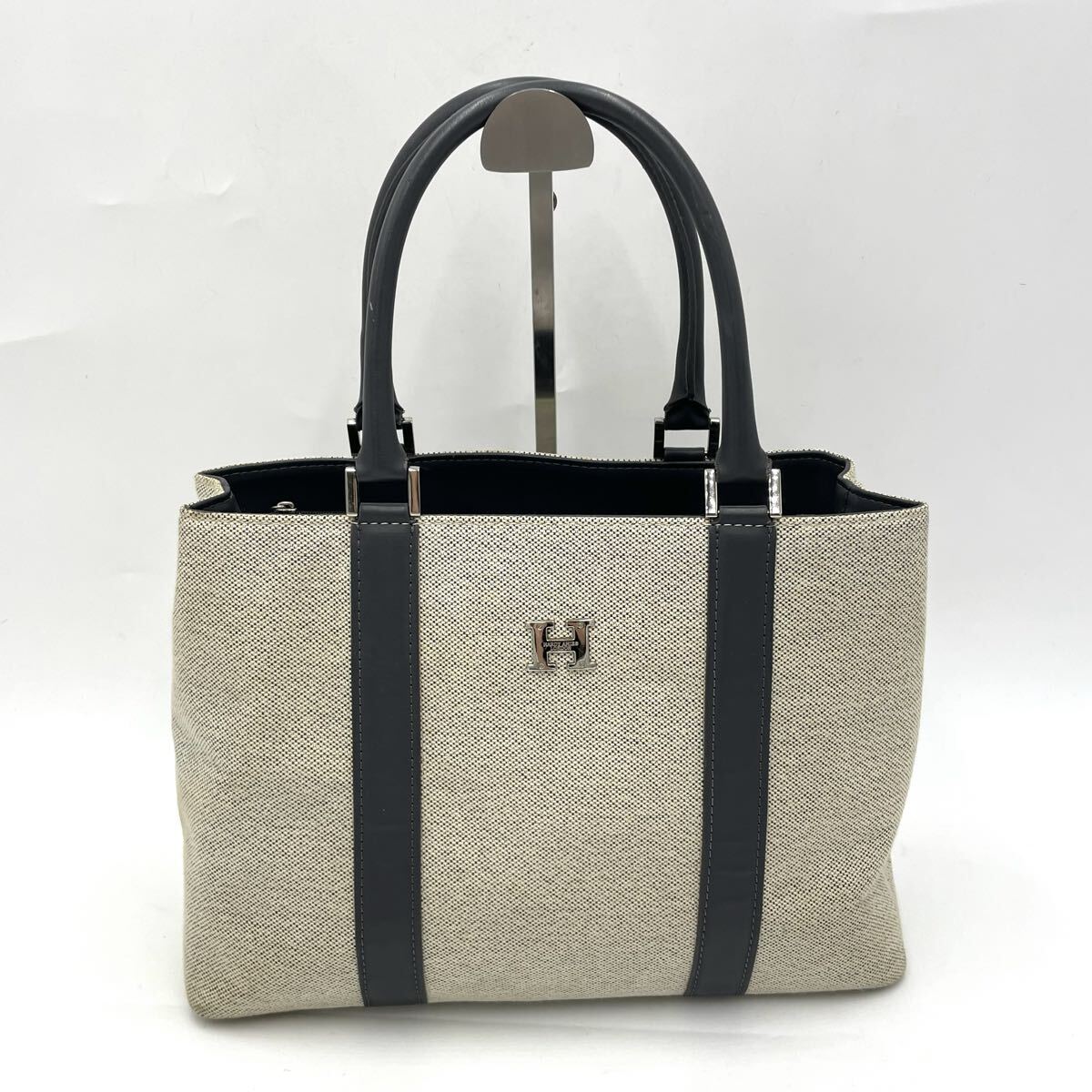 HARDY AMIES LONDON オーストリッチ ハンドバッグ　未使用品 HARDY AMIES LONDON オーストリッチ ハンドバッグ 未使用品