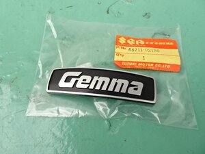 Gemma ジェンマ スズキ純正 エンブレム 当時物新品