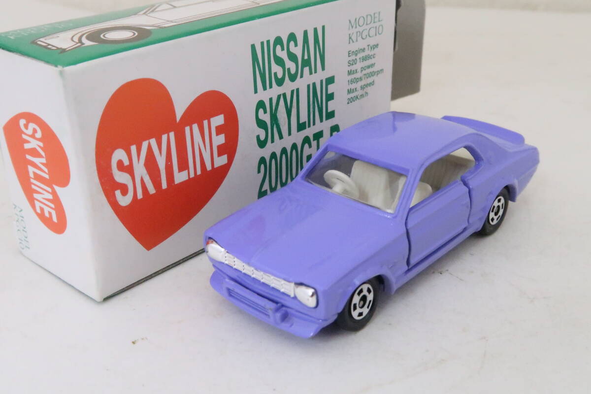 TOMICA　トミカ　スカイラン2000GT　紫色　1Aホイール　箱付き TOMICA トミカ スカイラン2000GT 紫色 1Aホイール 箱付き TOMICA