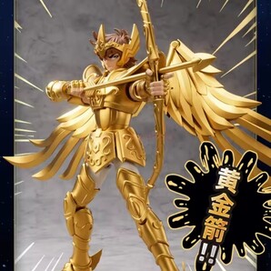 原画版 聖闘士星矢 サジタリアス アイオロス 塗装済プラモデル / BULUOCO / 海外正規品/ 塗装、ニッパー、接着剤不要、簡単組立て!