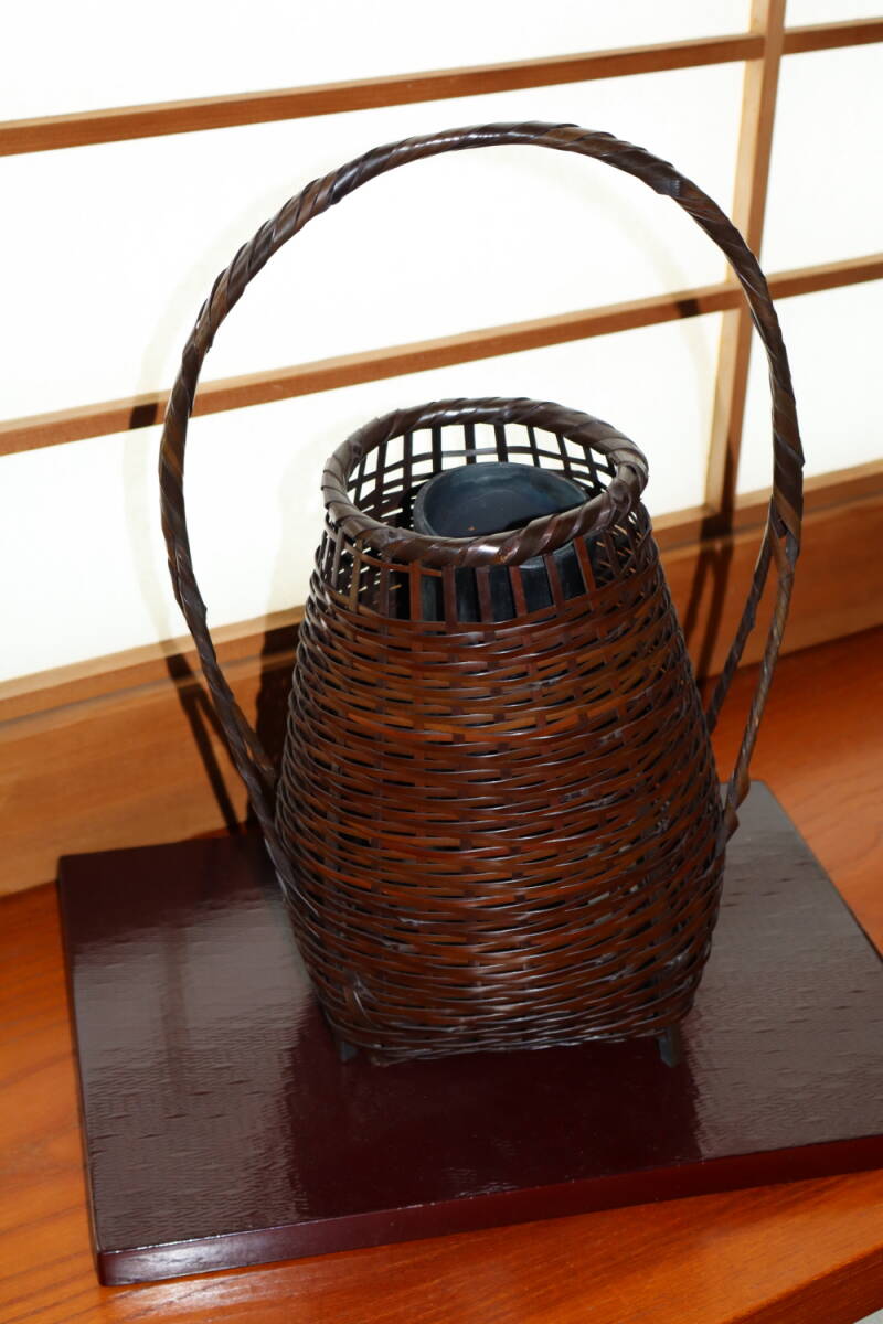 漆　竹　工芸品　民藝　入れ物 漆 竹 工芸品 民藝 入れ物 漆竹工芸品民藝入れ物