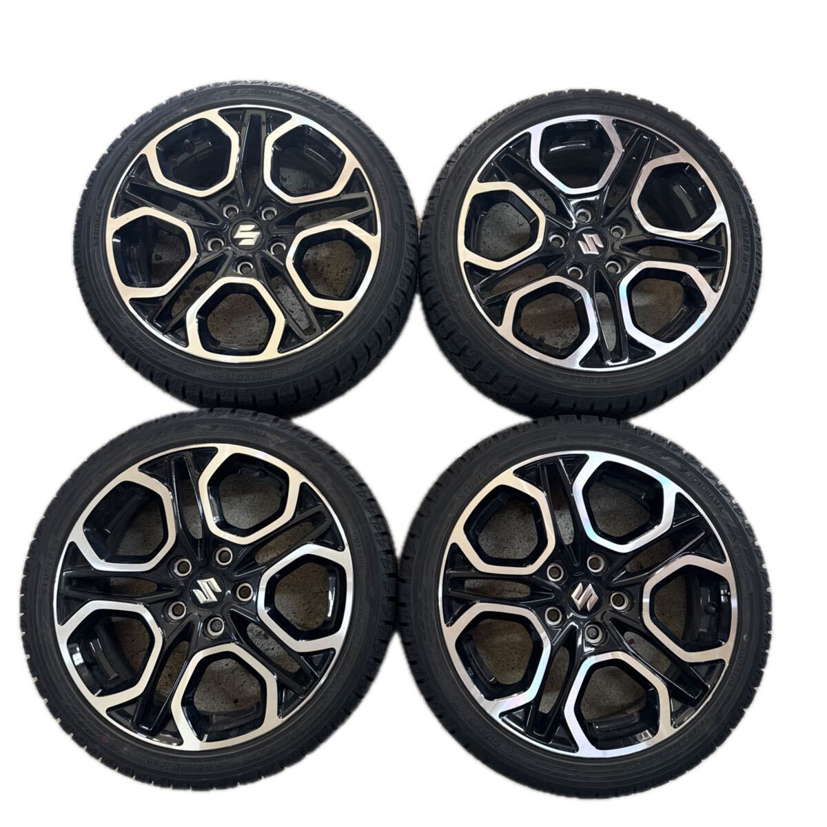 スズキ スイフトスポーツ 純正 ホイールタイヤ 2022年 スタッドレス スタッドレス】スズキ ZC33S スイフトスポーツ 純正 17in 6.5J +