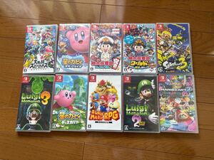 Nintendo switch ソフト 未開封品多数あり マリオカート ルイージマンション等