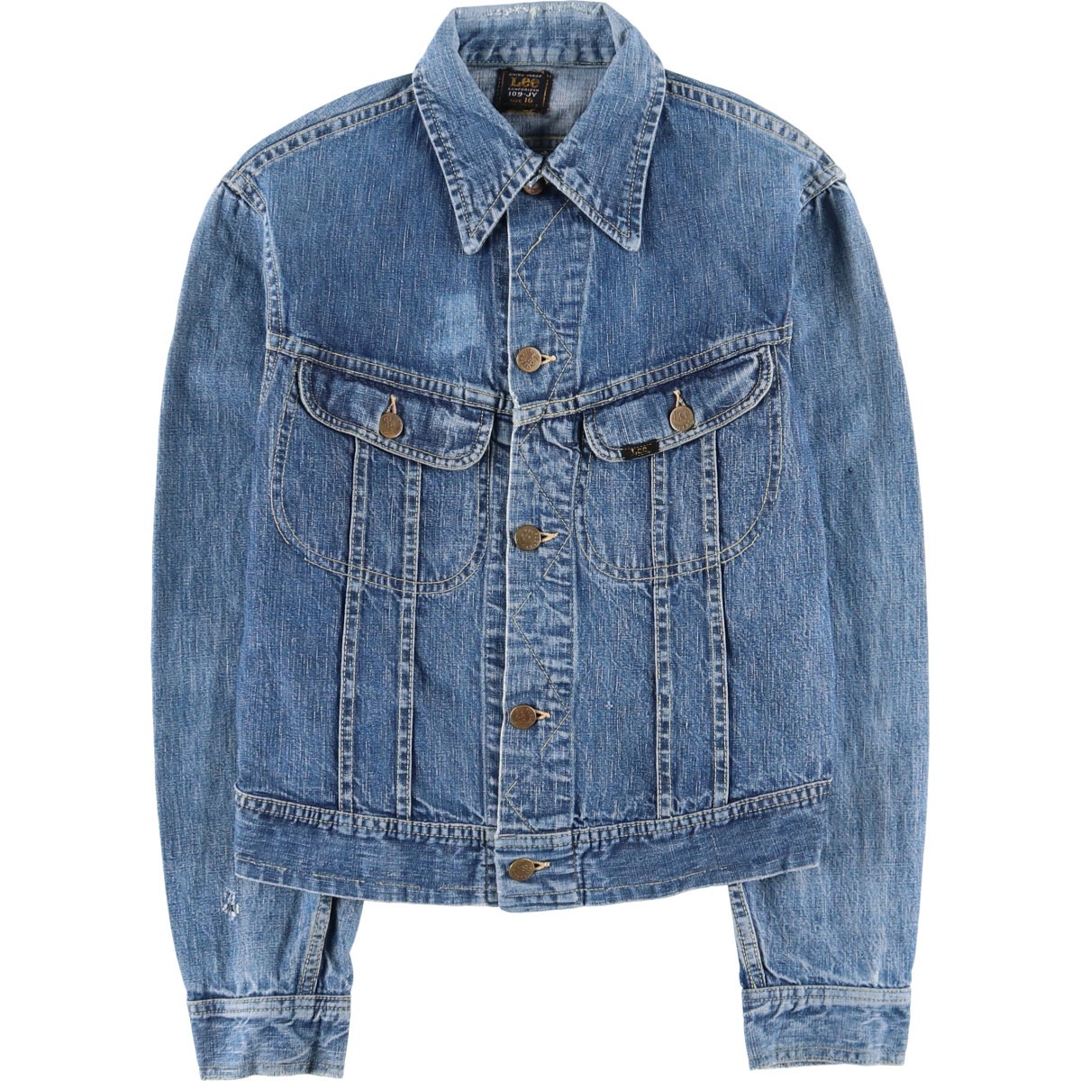 ビンテージ USA製 リー Lee デニムジャケット 70s 80s LEE リー 70's〜80's ビンテージテーラードジャケット USA製42R