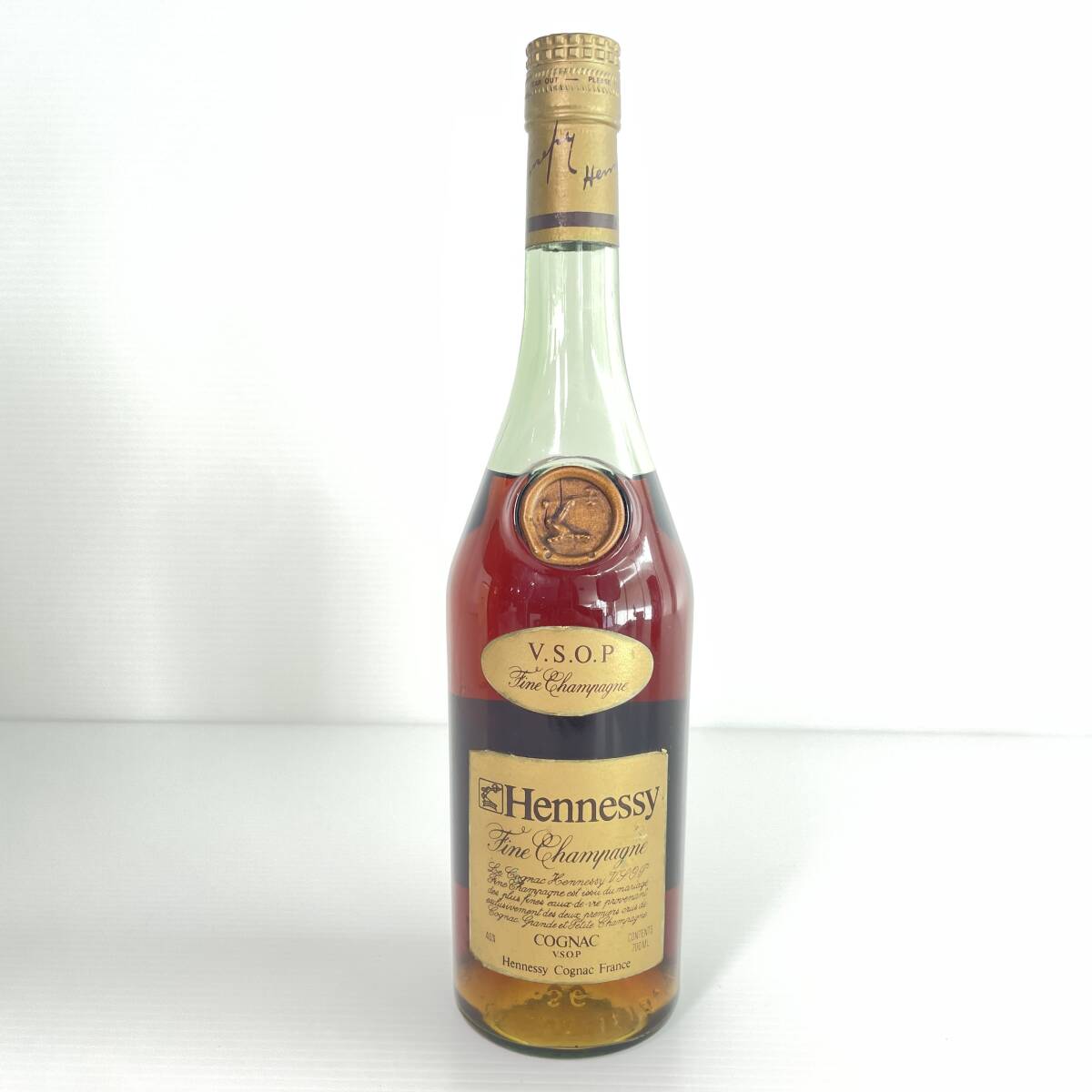 Hennessy V.S.O.P グリーンボトル 箱入り 未開栓 Hennessy V.S.O.P グリーンボトル 箱入り 未開栓