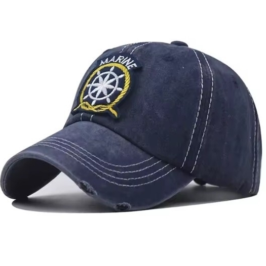 新品 MARINE マリン 船 野球帽 帽子 キャップ コットンキャップ ユニセ