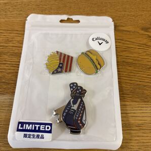 激レア限定品 キャロウェイ ゴルフ クリップマーカー ファストフードデザイン 未使用品 送料込