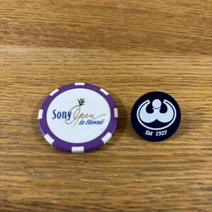 SONY オープン ワイアラエ カントリークラブ ソニーオープン ボールマーカー パープル系 送料込