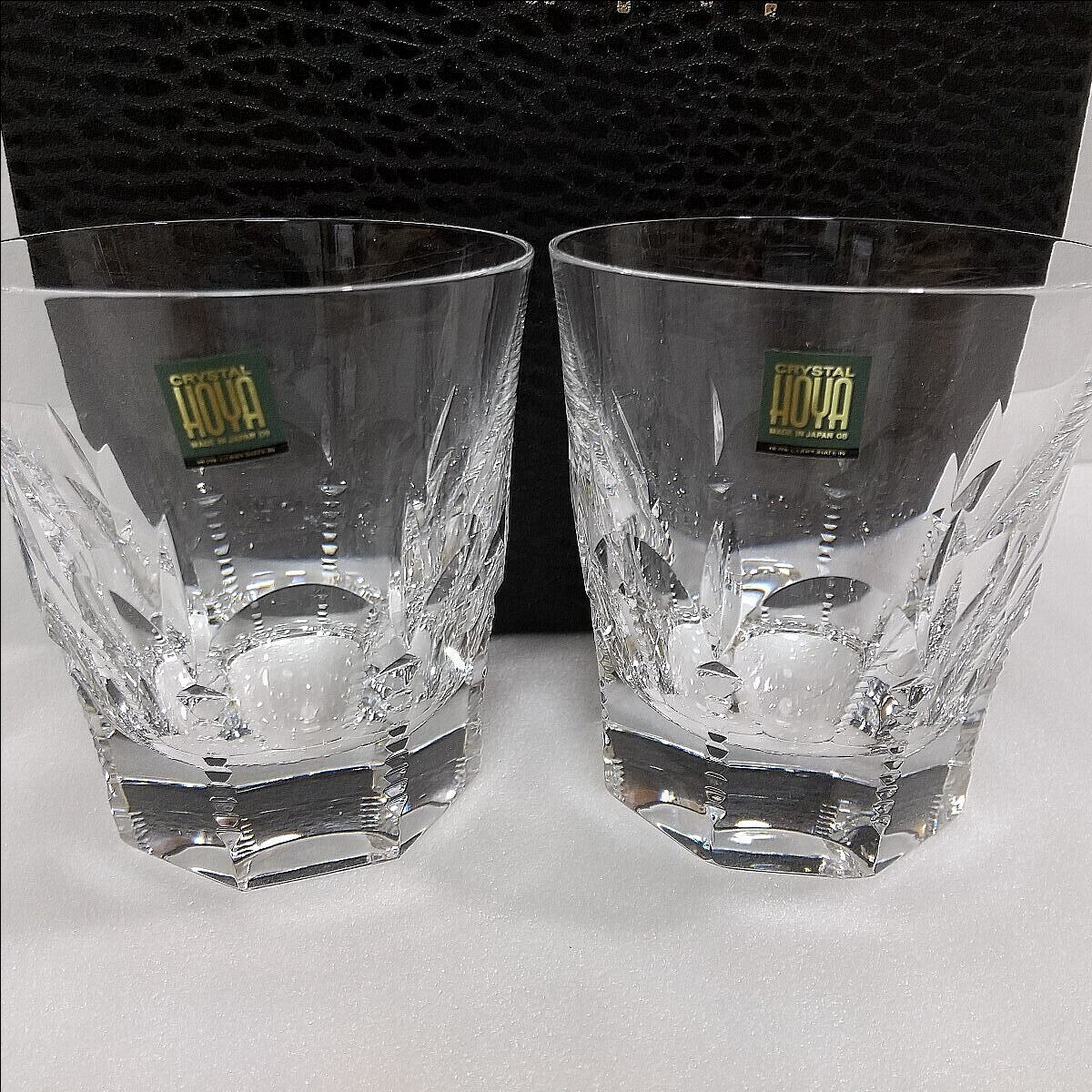 希少 保谷 HOYA クリスタルガラス ペンダコンカット ロックグラス4客セット Amazon | HOYA ロックグラス ペア クリスタルガラス ホヤ 保谷