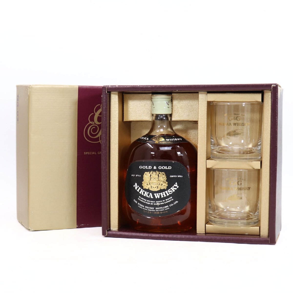 未開封 ニッカ ウィスキー 兜 NIKKA WHISKY GOLD & GOLD 未開封 ニッカ ウィスキー 兜 NIKKA WHISKY GOLD & GOLD 未開封