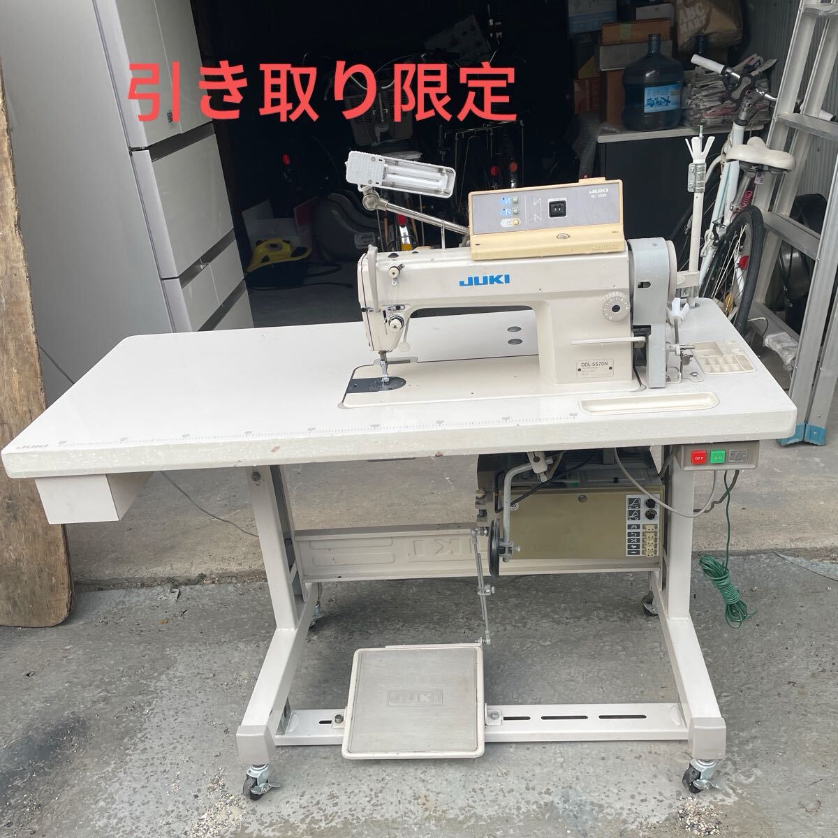 【中古】K▼ジューキ 工業用 ミシン 本縫い DDL-5570 (37098) 2025年最新】Yahoo!オークション -ddl-5570の中古品・新品・未