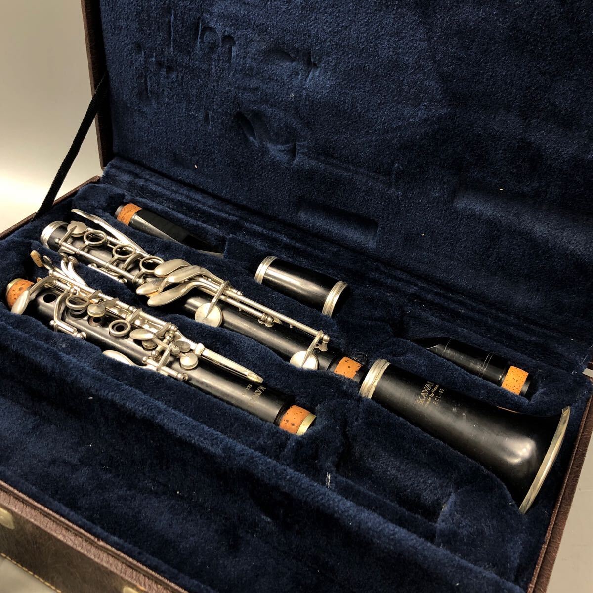 KAWAI ECL-411 クラリネット本体とマウスピース 未使用リード付き KAWAI ECL-411 クラリネット本体とマウスピース 未使用リード