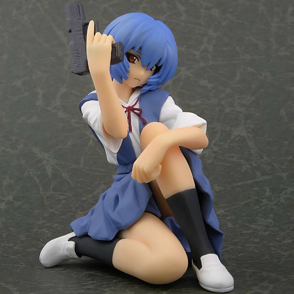 (フィギュア単品) 綾波レイ 制服ver. ヤングエース2012年5月号特別付録1 新世紀エヴァンゲリオン 組立品 フィギュア 海洋堂 綾波レイ 制服ver. フィギュア ヤングエース 2012年5月号特別