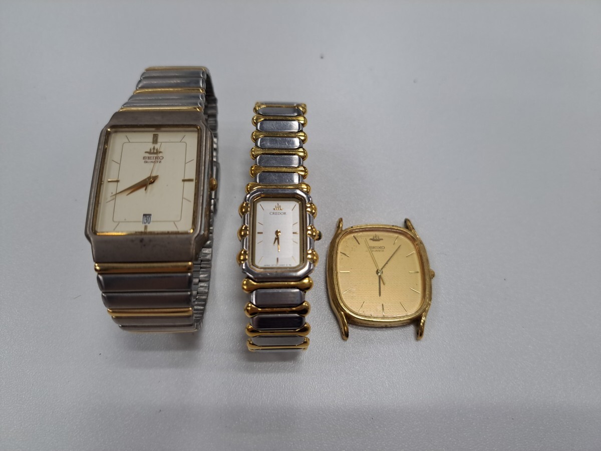 美品☆SEIKO セイコー 2F70-5570 クレドール 22K×SS 腕時計 JA-2735| セイコー クレドール 2F70-5760 18KT/SS オーバル